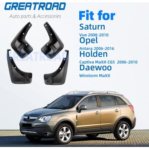 Set Molded Mud Flaps For Opel Antara 2006 - 2016 Saturn Vue 2008 - 2010 Mudflaps Splash Guards Mudguards 2012 2013 2014 2015