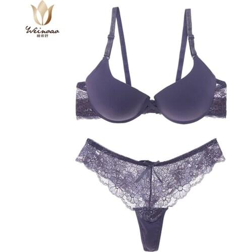 Bra Set Underwear Set Adjustable Gathered Bra Set Sexy Bra and Panty Sets Lace Lingerie Pink Lingerie Set Sexy Lace