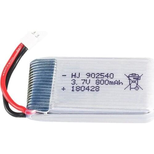 800mAh 3.7V lipo Battery For Syma X5 X5C X5S X5SC X5HW X5HC X5SW M68 X300 X400 X500 X800 HJ819 3.7V 800mAh 902540 battery 1pcs