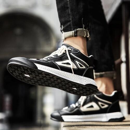 2021 Popular Fashion Personality Casual Shoes for Men platform Leisure Man Lace-up Breathable Walking Shoes Size 39-44