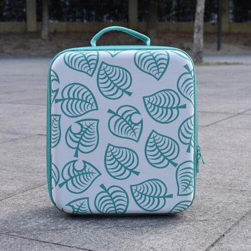 FIEHOR Carrying Case Storage Shoulder Bag for Nintendo Switch, [for Animal New Horizons Edition] New Leaf Crossing Design