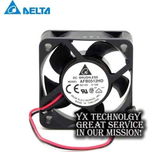 Delta New 5CM AFB0512HD 12V 0.15A 50MM 5020 dual ball bearing cooling fan for 50 * 50 * 20mm