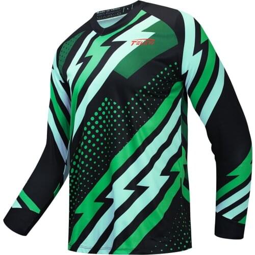 NEW 2021 Mtb Jersey Motocross Cycling Off Road Dirt Bike Riding ATV MTB DH Racing Long Sleeve Shirt FXR Motorcycle Jersey