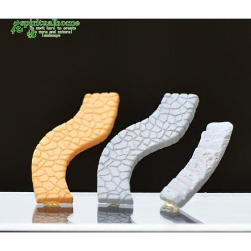 1 Piece Ladder Way Road Corridor Stairs Floor Small Figurine Statue Ornament Miniatures Crafts Flower Disk Desk Decor