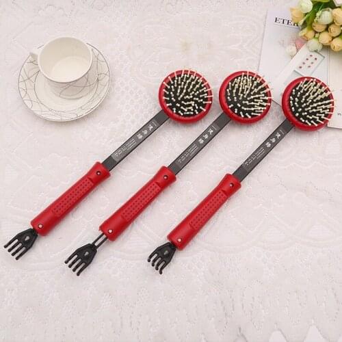 1pcs Body Massage Knock Hammer Stress Release Comb Massager Neck Arm Back Scratcher Relaxing Health Care