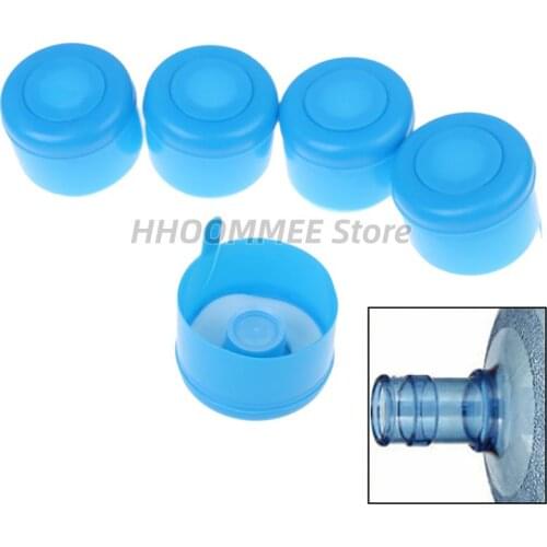 5Pcs/Lot HOT Anti Peel Off Tops 3/5 Gallon Water Bottle Snap on Lids Non Spill Reusable Replacement Water Bottle Cap
