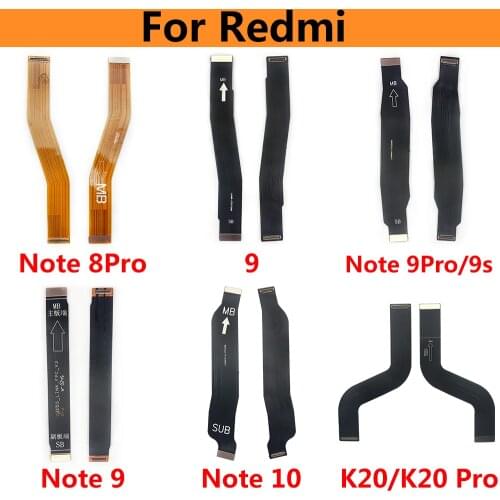 5PCS For Xiaomi Redmi 9 9A 9C 6 6A 8A Note 10 8 7 6 Pro 5 5A K30 Pro Original New Main Motherboard Connector Board Flex Cable
