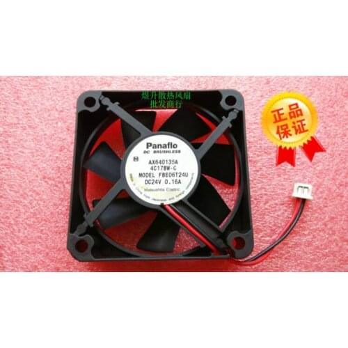 6015 fbe06t24u DC24V 0.16A 2-wire converter 6cm cooling fan