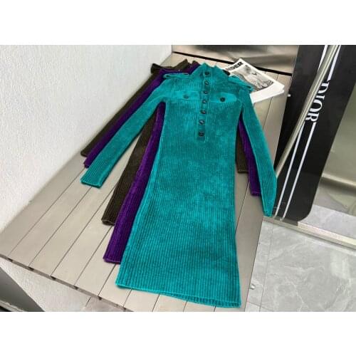 Aswomoye Fashionable Knitted Dresses