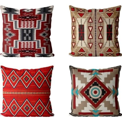 Bohemian Southwest Decorative Throw Cushion Pillow Cover Polyester Pillow cover For Sofa Home Decor Pillowcase