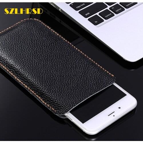 Blackview A60 Genuine Leather phone bags Blackview Max 1 Cases Flip cover slim pouch stitch sleeve Blackview A20 pro A30 BV1000