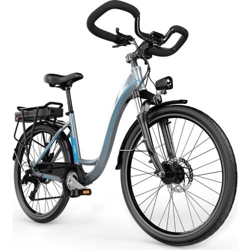 Electric bicycle 26inch urban electric bicycle 48V lithium battery 400W motor Lady electric scooter Electric power travel ebike