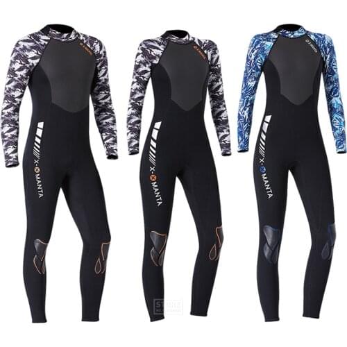 Wetsuit 3mm Neoprene Men Kitesurf Equipment Scuba Diving Clothes Snorkeling Spearfishing Kitesurf Surf Suit Underwater Fishing