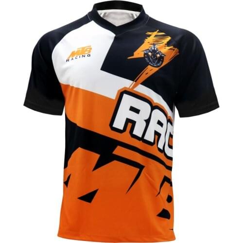 Short Sleeve MTB Jersey Enduro Motocross T Shirt Maillot DH Moto MX Downhill Clothing Off Road Mountain Cycling Wear