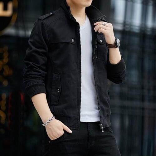 New Men Autumn Winter Military Jacket Cotton Bomber Jacket Coat Pilot Jacket Casual Cargo Jacket Clothing Outdoor KK3124
