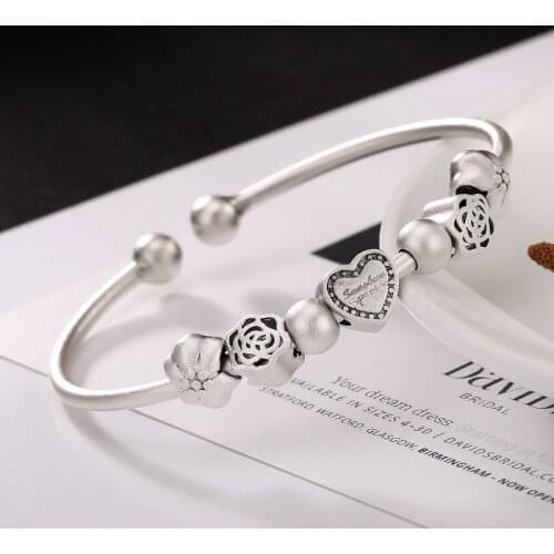 L&P Mix Charm Beads Fits Authentic Pandor Bracelet Silver 925 Charms Original Sterling Silver Jewelry For Women Gifts