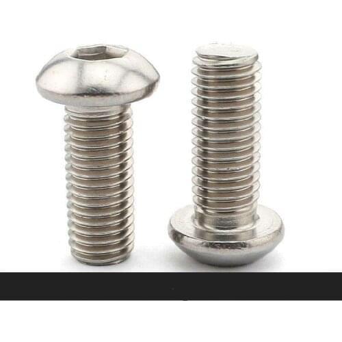 M10 M12 Hex Screw Hexagon Socket Pan Head Screws Tornillos Parafuso Allen Bolt Parafusos Schroeven Schrauben Tornillo ISO 7380