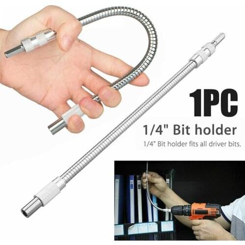 Metal Universal Flexible Shaft Charging Electric Drill 200mm/300mm Extension Link Rod Bending Shaft Power Tool