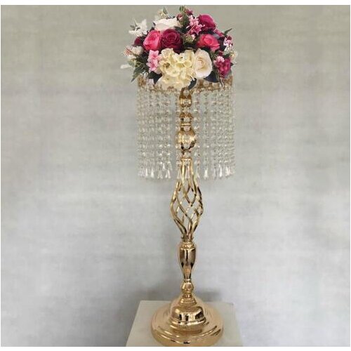 New elegant Golden Wedding/ Table Centerpiece 70 CM Tall 25 CM Diameter, Wedding/ Hotel/ Home Decor road leads