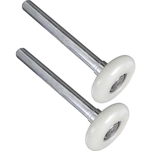 4pcs Garage Door Roller / Wheel / HEAVY DUTY Garage Gate Sealed Bearing Idler Quiet Door 45.6mm Diameter Plastic Metal