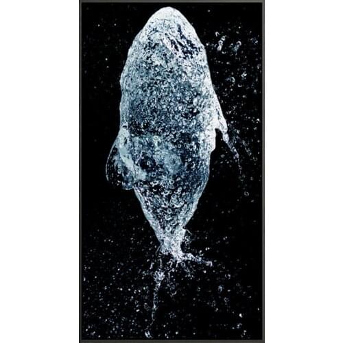 Hand Painted Modern Minimalist Decorative Painting Nordic Whale Fantasy Wall Painting Fish room decor anime wall paintings