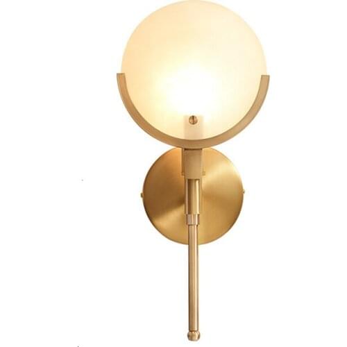 Nordic postmodern design sconces light Simple strip glass modern wall lamp Ins wind blue white gray glass wall lights for home