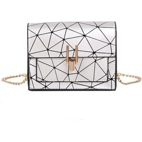 Bag Handbag Chain Wild Crack Printing Wild Shoulder Bag Women Shoulder Bags 2021 Summer New Korean Version of The Messenger