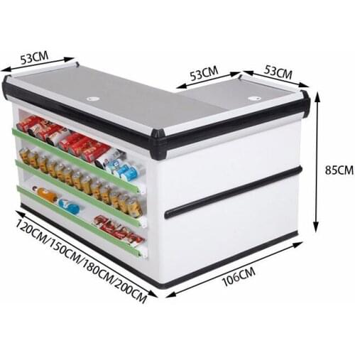 Supermarket convenience store cashier counter snack shop sugar rack corner counter supermarket cashier counter counter