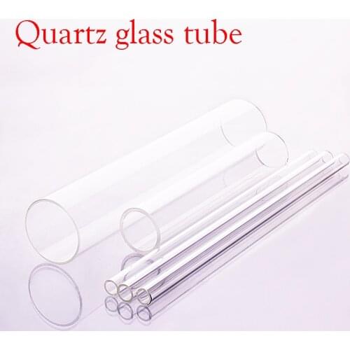 1 pcs Quartz glass tube,Outer diameter 28mm,Thickness 1.5mm,Full length 200mm/250mm/300mm,High temperature resistant glass tube