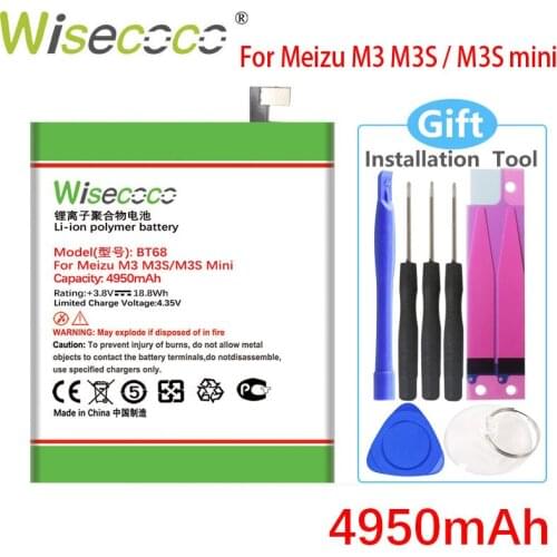 Wisecoco Meizu M3s Mini Phone Batteries