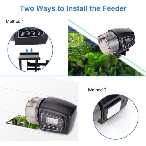1 Pcs 100 Ml Battery-operated Automatic Feeding Fish Tank Feeding Travel Outside Aquarium Daily Automatic Feeding Worry Free