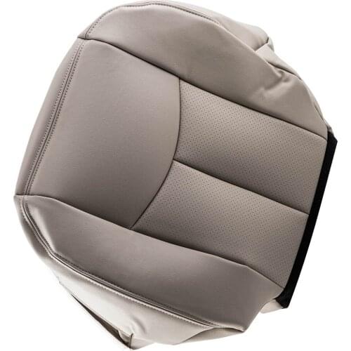 1PC Driver Side Bottom Leather Seat Cover Tan 0306ESC152DRBT Fit 2003-2006 for Cadillac Escalade Front, Left, Driver Side Bottom