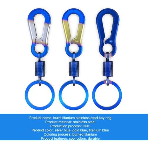 Brand New and High Quality 1PC Creative Car Auto Keychain Titanium Metal Key Chain Wonderful Car Keychain Keyring