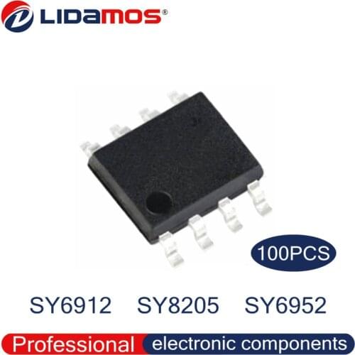 100PCS IC SY6912AFCC AIQ SY8205FCC AHH SY6952BFCC ALB SOP8 Marking Code New Original