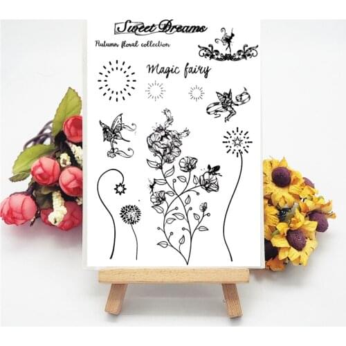 11*16CM Lady Transparent Clear Stamps / Silicone Seals Roller Stamp For DIY Scrapbooking Photo Album/Card Making