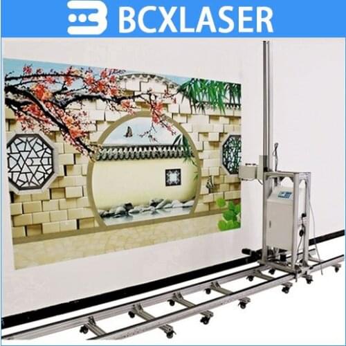 3D Intelligent Vertical Photo Unlimited Width Wall Printing Machine Price