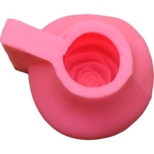 L5YD Handmade 3D Resin Rose Flower Pendant Silicone Mold Resin Large Rose Flower Decor Ornaments Jewelry Making Tools Crafts