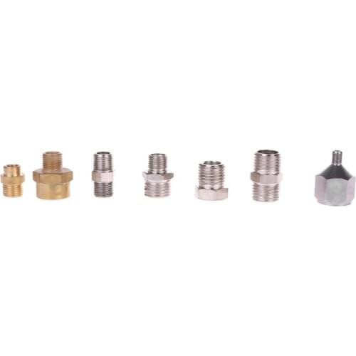7Pcs/Set Airbrush Adaptor Kit Fitting Connector For Compressor & Spray Gun Hose