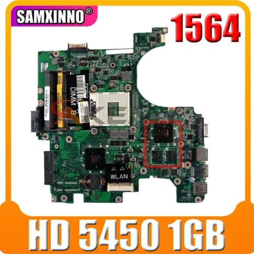 Akemy For DELL 1564 Laptop Motherboard HD 5450 1GB CN-06T28N 06T28N 6T28N DA0UM3MB8E0 HM55 Mainboard