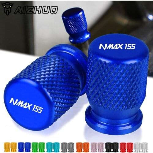 FOR YAMAHA NMAX155 N-MAX Nmax 2015 2016 2017 Motorcycle Accessories Tire Valve Air Port Cover Caps CNC Aluminum NMAX 155 LOGO