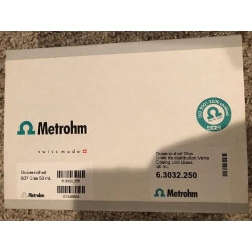 For Metrohm Swiss Vantone 50ml Dosing Unit 63032250