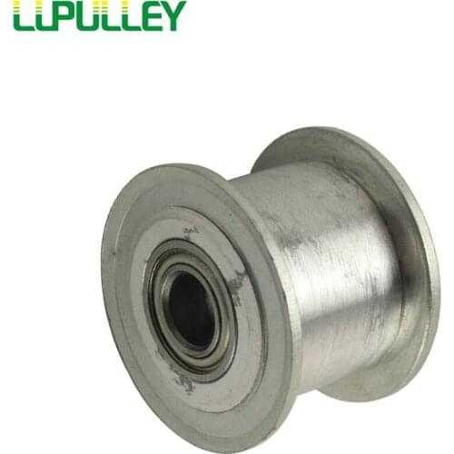 LUPULLEY MXL 30T Timing Idler Pulley With Bearing Without Teeth Pulleys Inner Bore 3/4/5/6mm Belt width 6/10mm for 3D Printers