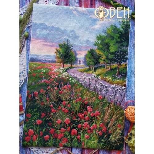 Early Morning Trail 50-65 Counted Cross Stitch 11CT 14CT 18CT Cross Stitch Kits Embroidery Needlework Sets
