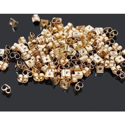 100pcs Earrings set finfing earring back Stopper stud Butterfly Components brincos Jewelry making beads spacer Parts Accessorie