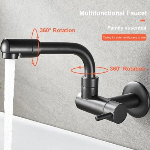 Outdoor Garden Faucet Tap Extra Long Faucet Washing Machine Faucet Brass Kitchen Bathroom Sink Tap Mop Pool Water Tap