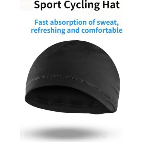 2021 New Spring Outdoor Exercise Man Hat Black Blue Quickly Absorb Sweat Dry and Breathable Cycling Hat Elasticity Hat Wholesale