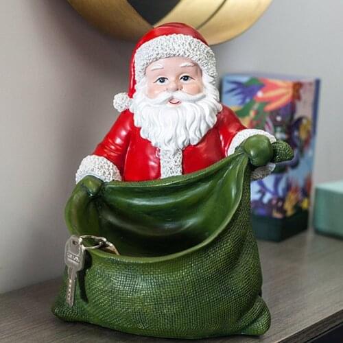 New Year Santa Claus Decoration Living Room Coffee Table Home Storage Window Decoration Decoration Scene Arrange Christmas Gifts