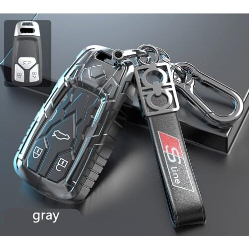 NEW Car Key Cover Case Shell Accessories For Audi A6 A5 Q7 S4 S5 A4 B9 Q7 A4L 4m TT TTS RS 8S 2016 2017 2018
