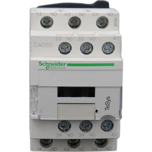 Schneider Electric CAD50M7C Q7C F7C B7C CC7C control relay TeSys 380V 110V 220V 36V 24VAC contact relay 5NO rail installation