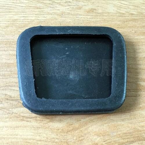 Make for New source 65 75 rubber wheel excavator clutch pedal rubber sleeve foot mat plastic mat original assembly